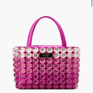 Kate spade Sam icon candy beaded satin small tote